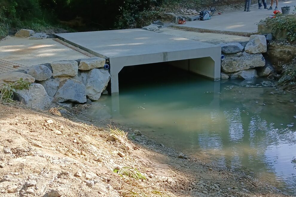 Ouvrage après travaux (Lauzon, chemin de la Planchette, Saint-Marcellin-lès-Vaison)