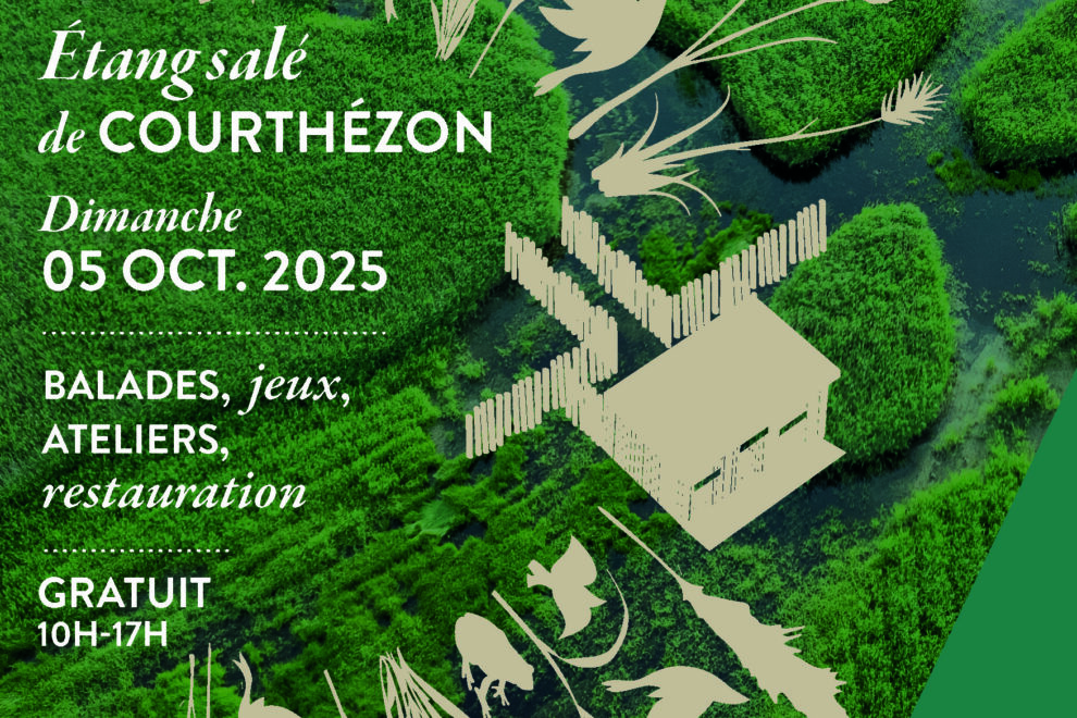 Département Vaucluse espaces naturels sensibles etang sale Courthezon Ouveze